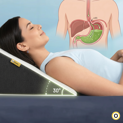 Multi-Purpose Bed Wedge Cushion – Back Support, Acid Reflux & Leg Elevation Pillow