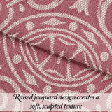 Lightweight Cotton Blend Oversized King Bedspread Sets Adalie Medallion Jacquard