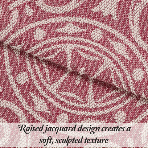 Lightweight Cotton Blend Bedspread Sets Adalie Medallion Jacquard