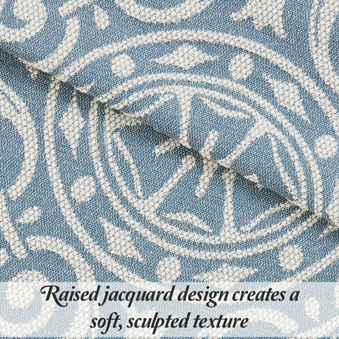 Lightweight Cotton Blend Bedspread Sets Adalie Medallion Jacquard