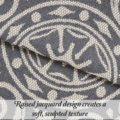 Lightweight Cotton Blend Bedspread Sets Adalie Medallion Jacquard