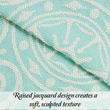 Lightweight Cotton Blend Oversized King Bedspread Sets Adalie Medallion Jacquard