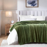 Flannel Fleece Blanket – Alaska Diamond Quilted - Warm and Plush