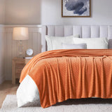 Flannel Fleece Blanket – Alaska Diamond Quilted - Warm and Plush