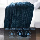 Flannel Fleece Blanket – Alaska Diamond Quilted - Warm and Plush