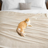 Flannel Fleece Blanket – Alaska Diamond Quilted - Warm and Plush