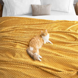 Flannel Fleece Blanket – Alaska Diamond Quilted - Warm and Plush