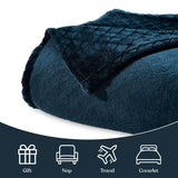 Flannel Fleece Blanket – Alaska Diamond Quilted - Warm and Plush