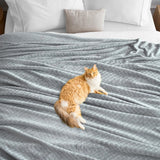 Flannel Fleece Blanket – Alaska Diamond Quilted - Warm and Plush