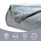 Flannel Fleece Blanket – Alaska Diamond Quilted - Warm and Plush