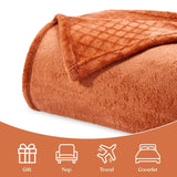 Flannel Fleece Blanket – Alaska Diamond Quilted - Warm and Plush