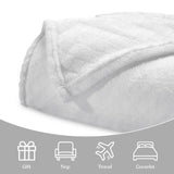 Flannel Fleece Blanket – Alaska Diamond Quilted - Warm and Plush