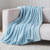 Flannel Fleece Blanket – Alaska Diamond Quilted - Warm and Plush