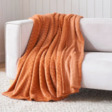 Flannel Fleece Blanket – Alaska Diamond Quilted - Warm and Plush