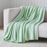 Flannel Fleece Blanket – Alaska Diamond Quilted - Warm and Plush