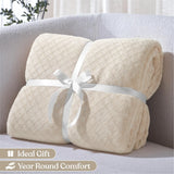 Flannel Fleece Blanket – Alaska Diamond Quilted - Warm and Plush