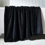 Flannel Fleece Blanket – Alaska Diamond Quilted - Warm and Plush