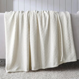 Flannel Fleece Blanket – Alaska Diamond Quilted - Warm and Plush