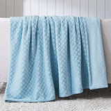 Flannel Fleece Blanket – Alaska Diamond Quilted - Warm and Plush