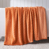 Flannel Fleece Blanket – Alaska Diamond Quilted - Warm and Plush