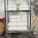 Cotton Plush Terry Towel Set 8-Piece - Atlas