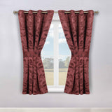 Leaves Room Darkening Washable Blackout Curtain Panels, Set of 2