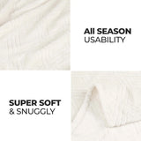 Flannel Fleece Blanket – Alaska Diamond Quilted - Warm and Plush