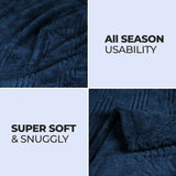 Flannel Fleece Blanket – Alaska Diamond Quilted - Warm and Plush