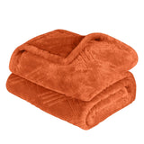 Atka Diamond Fleece Plush Ultra-Soft Fluffy Blanket