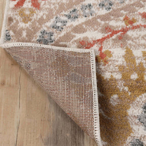 Augusta Vintage Floral Damask Indoor Area Rug or Runner