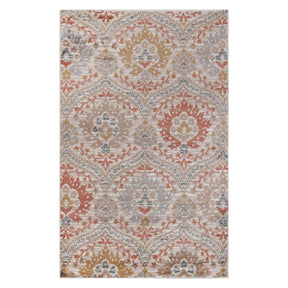 Augusta Vintage Floral Damask Indoor Area Rug or Runner