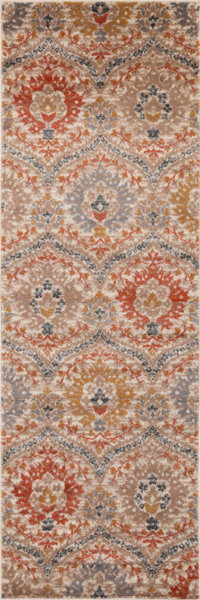 Augusta Vintage Floral Damask Indoor Area Rug or Runner