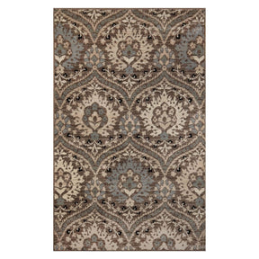 Augusta Vintage Floral Damask Indoor Area Rug or Runner
