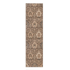 Augusta Vintage Floral Damask Indoor Area Rug or Runner