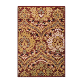 Augusta Vintage Floral Damask Indoor Area Rug or Runner