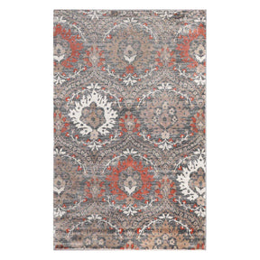 Augusta Vintage Floral Damask Indoor Area Rug or Runner