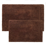 Non-Slip Absorbent Assorted Solid 2 Piece Bath Rug Set