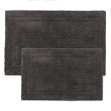 Non-Slip Absorbent Assorted Solid 2 Piece Bath Rug Set