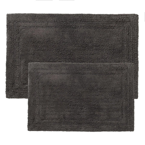 Non-Slip Absorbent Assorted Solid 2 Piece Bath Rug Set