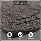 Non-Slip Absorbent Assorted Solid 2 Piece Bath Rug Set