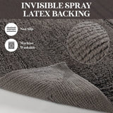 Non-Slip Absorbent Assorted Solid 2 Piece Bath Rug Set