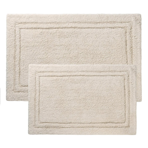 Non-Slip Absorbent Assorted Solid 2 Piece Bath Rug Set