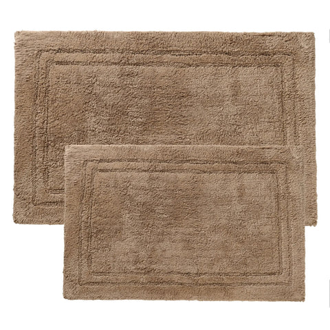 Non-Slip Absorbent Assorted Solid 2 Piece Bath Rug Set