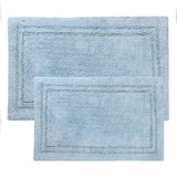 Non-Slip Absorbent Assorted Solid 2 Piece Bath Rug Set