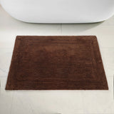 Cotton Solid Non-Skid Washable 2 Piece Bathroom Rug Set