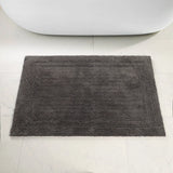 Cotton Solid Non-Skid Washable 2 Piece Bathroom Rug Set