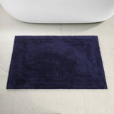 Cotton Solid Non-Skid Washable 2 Piece Bathroom Rug Set