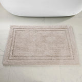 Cotton Solid Non-Skid Washable 2 Piece Bathroom Rug Set