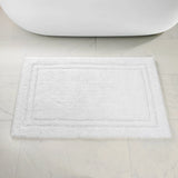 Cotton Solid Non-Skid Washable 2 Piece Bathroom Rug Set