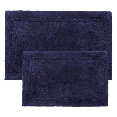 Non-Slip Absorbent Assorted Solid 2 Piece Bath Rug Set